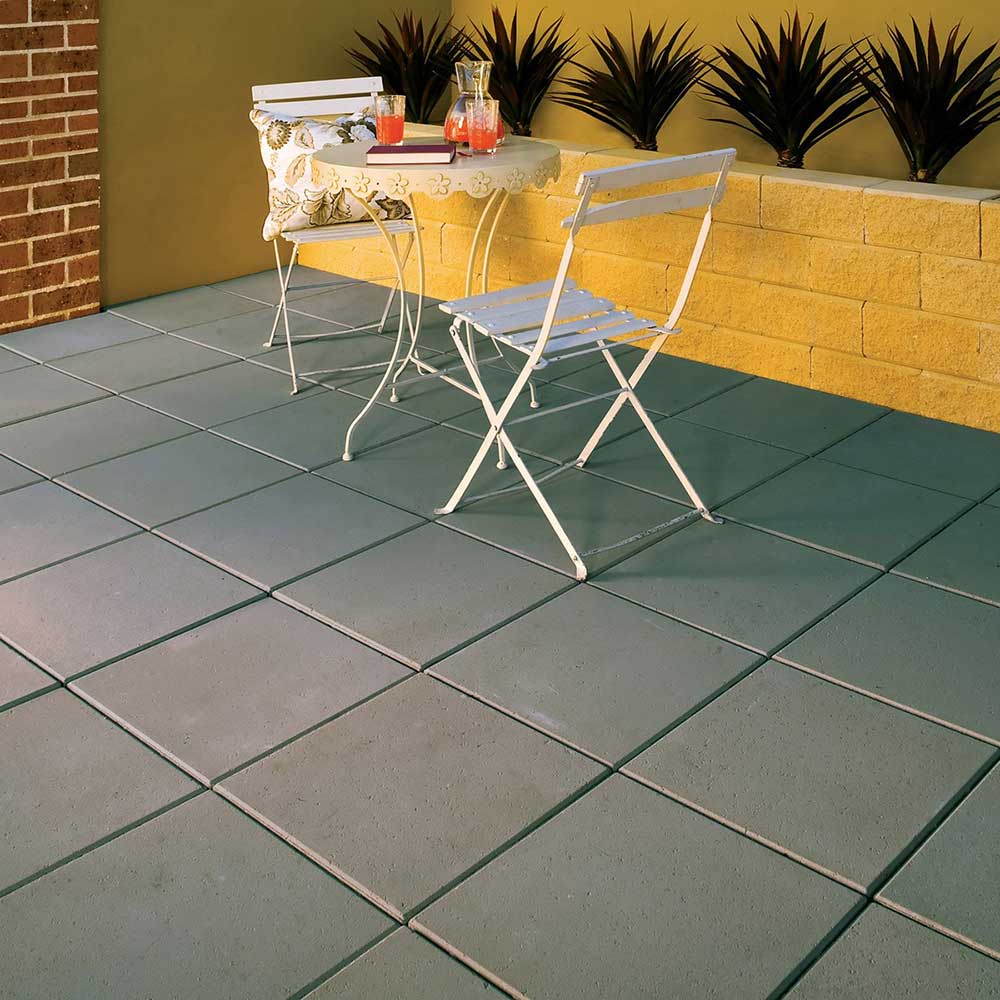 Promenade 300x300x40mm Concrete Pavers - Charcoal - 1st Quality