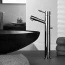 View Photo: Black Washbowl  and Dark Steel Faucet