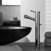 Black Washbowl  and Dark Steel Faucet