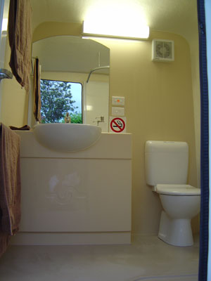 View Photo: Vanity & Toilet Portable Bathroom