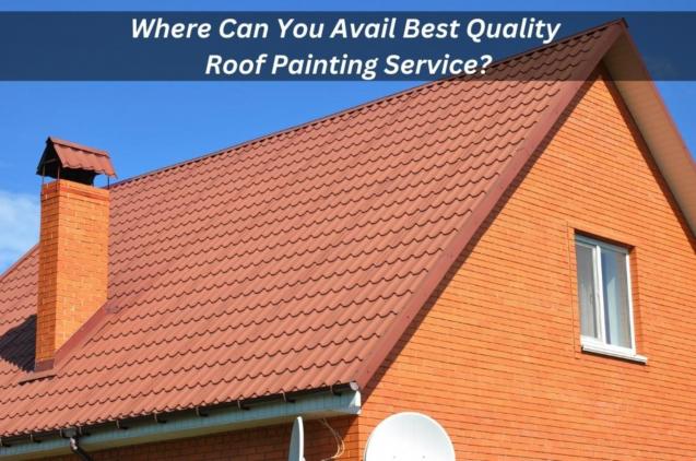 Read Article: Where Can You Avail Best Quality Roof Painting Service?