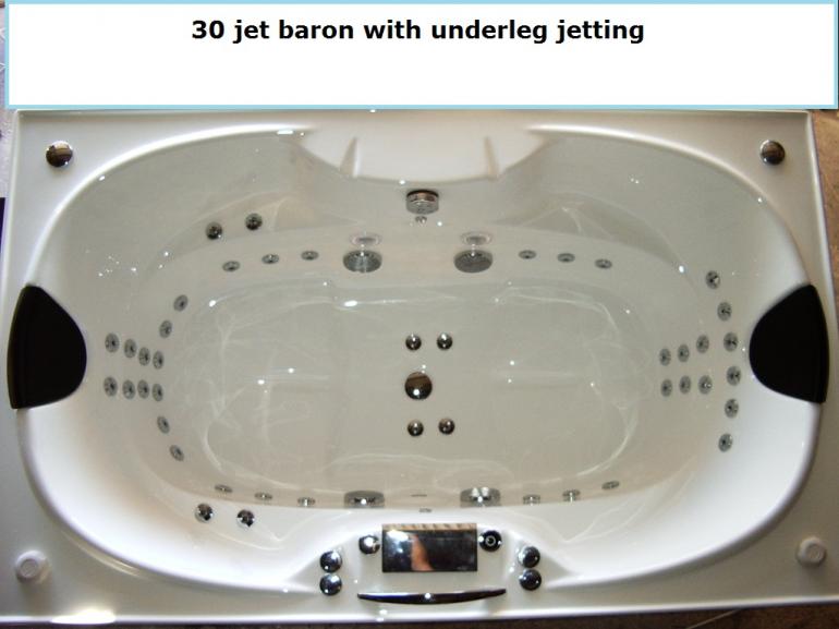 Chromotherapy 30 Jet Baron Spa Bath