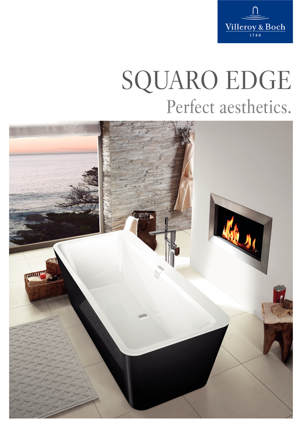View Brochure: Villeroy & Boch Squaro Edge Bath