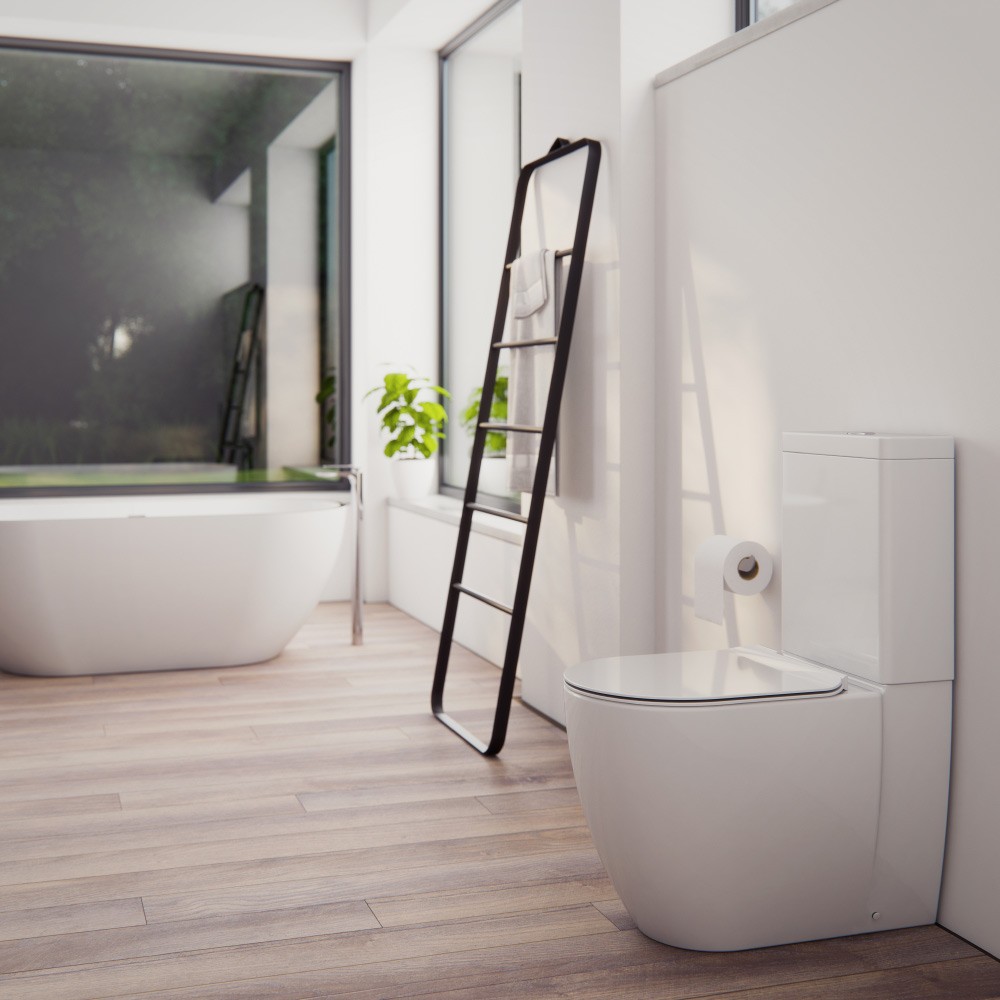 Arcisan Synergii Dual Inlet Toilet Suite with Slim Line Seat