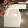 Caroma Cube 1600 or 1800 Back To Wall Freestanding Bath