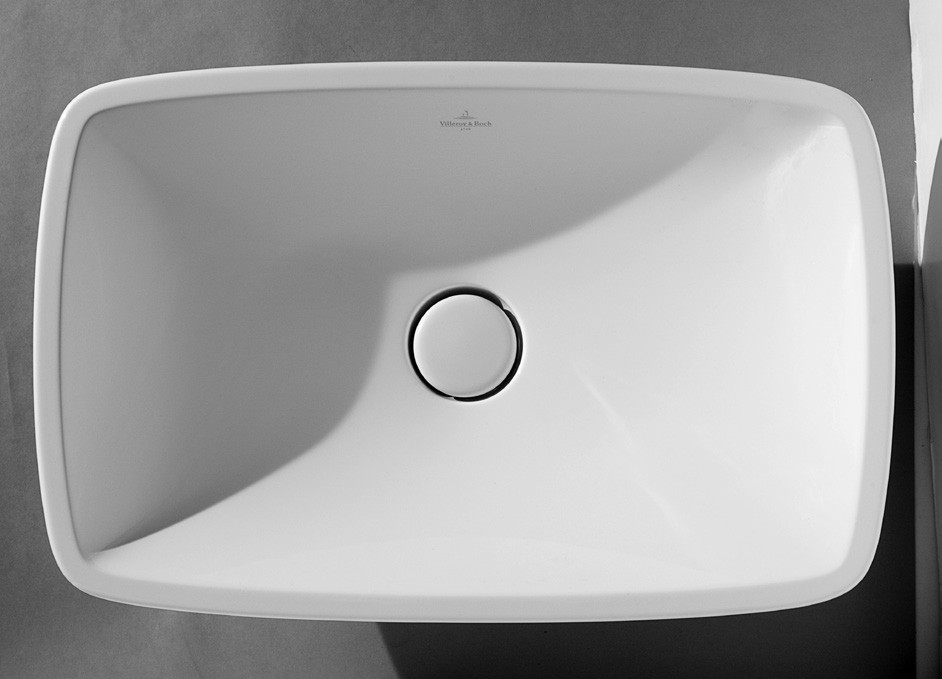 View Photo: Villeroy and Boch Loop Low Profile Rectangular Vessel Basin
