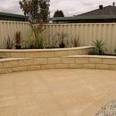 View Photo: Limestone Curved Double Terrace and Patio Landscaping