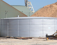 Industrial Water Tank Installation