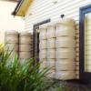 POD Water Tanks installed outside Home